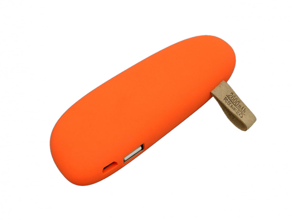 Внешний аккумулятор в форме камня Stone, 2600 mAh