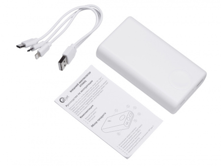 Внешний беспроводной аккумулятор 2-в-1 с функцией зарядки Apple Watch, QC/PD AtomIQ, 10000 мАч