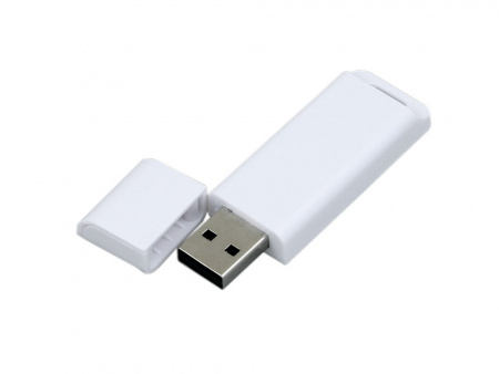 USB 2.0- флешка на 16 Гб с оригинальным двухцветным корпусом