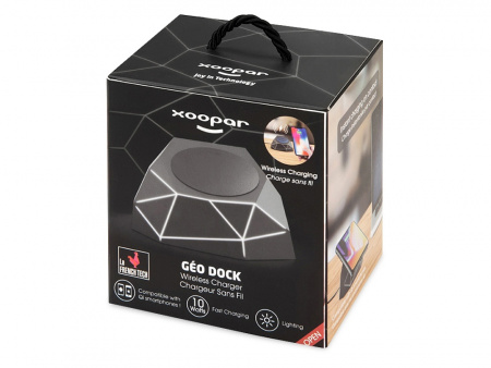 Док-станция с быстрой беспроводной зарядкой Geo Dock