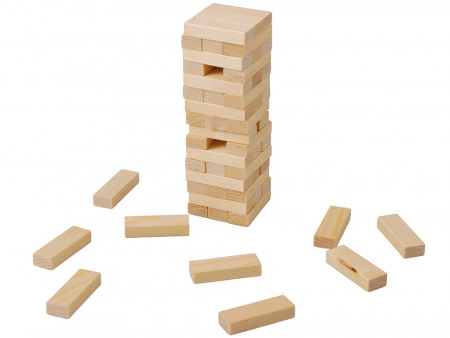 Настольная игра из дерева Башня в деревянной коробке 