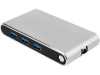 Хаб 8-в-1 Type-C Hermes, USB 3.0 x 3, Type-C PD, HDMI, LAN, картридер