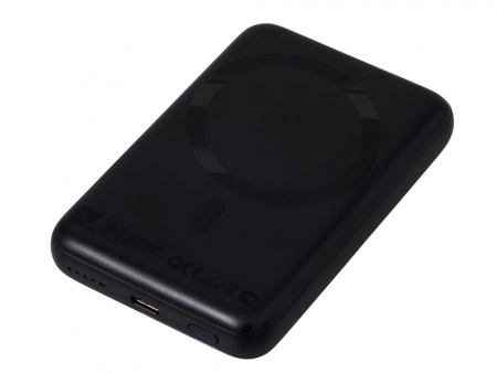 Магнитный внешний беспроводной аккумулятор Polarix, QC/PD, 10000 мАч