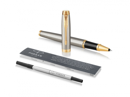 Ручка роллер Parker IM Core Brushed Metal GT