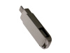 USB 2.0- флешка на 16 Гб с поворотным механизмом и дополнительным разъемом Type-C