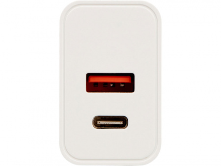 Сетевое зарядное устройство c выходами USB-A и USB-C и быстрой зарядкой QC/PD Recharger Pro, 30 Вт