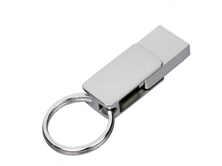USB 3.0- флешка Mercury на 32 Гб с поворотным механизмом и дополнительным разъемом Type-C