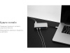 Хаб 8-в-1 Type-C Hermes, USB 3.0 x 3, Type-C PD, HDMI, LAN, картридер